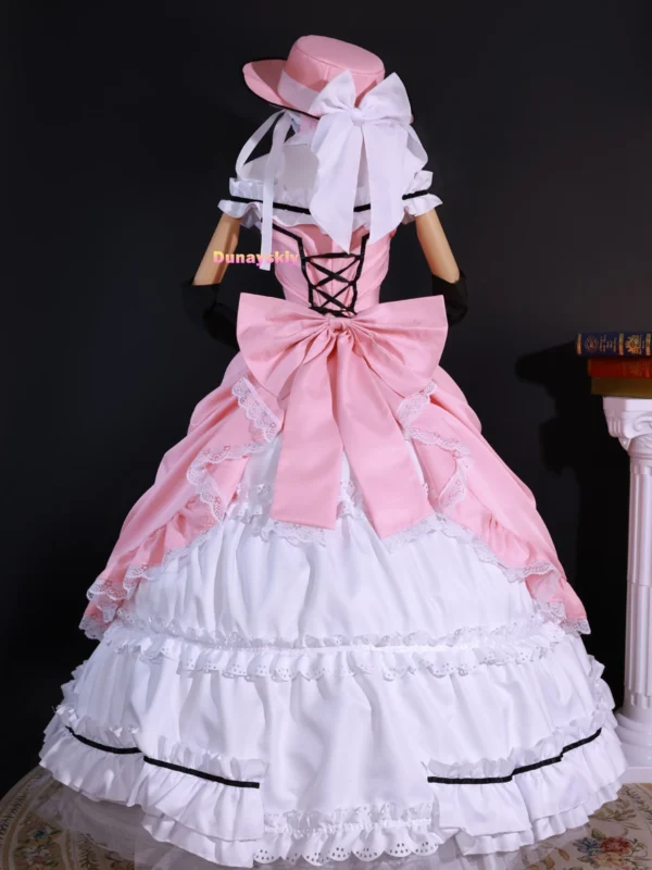 Anime Black Butler Kuroshitsuji Ciel Phantomhive Cosplay Sleeveless Lace Maid Cut Full Dress Uniform Outfit Princess Costumes - Image 6