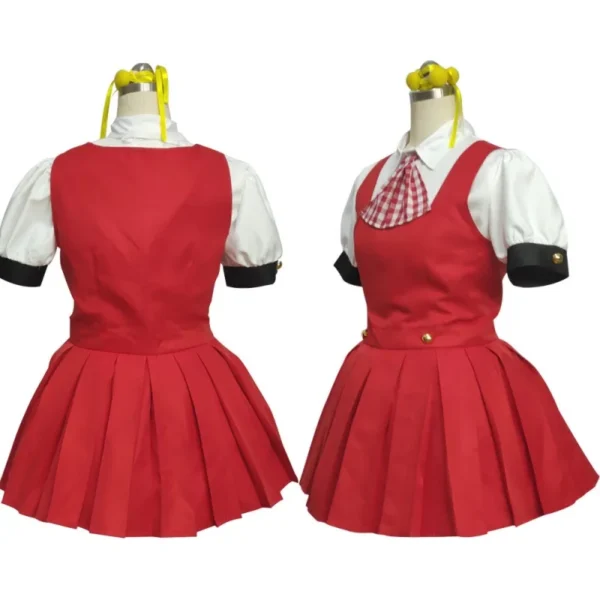 Vtuber Kaai Yuki Cosplay Costume Yuki Red Strap Dress Recruit Cosplay Virtual Singer Women Halloween Carnival Party Costumes - Image 5