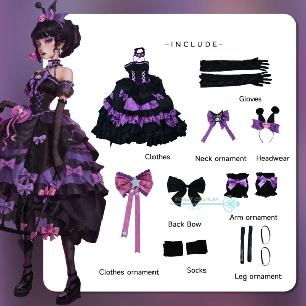 Bloody Queen Mary Cosplay Game Identity Bloody Queen Cosplay Costume Party Uniform Lolita Dress Carnival Anime Role Play Suits - Image 6