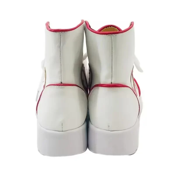 Denji Cosplay Shoes Anime Chainsaw Man Cos white Boots Comic Denji Cosplay Costume Prop Shoes for Con Halloween Party - Image 5