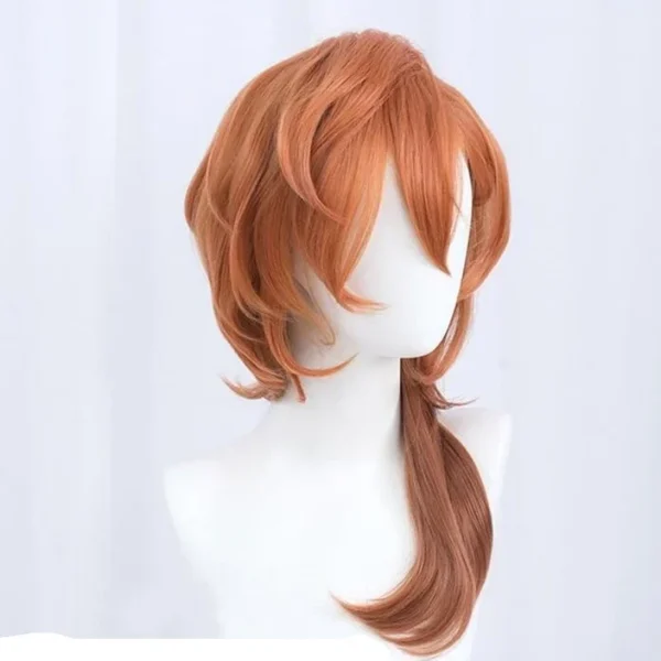 High Quality Anime Bungo Stray Dogs Chuya Nakahara Chuuya Cosplay Wig Heat Resistant Synthetic Hair Wigs - Image 5