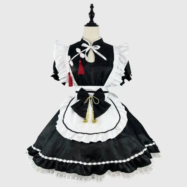 Chinese Style Maid Lolita Cosplay Costume S-5XL Women Cheongsam Dress Halloween Party Waitress Role Play Animation Show Dropship - Image 5