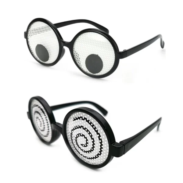 Halloween Party Props Novelty Rotating Eyeballs Cosplay Anime Glasses Festive Atmosphere Carnival cosplay Prop - Image 2