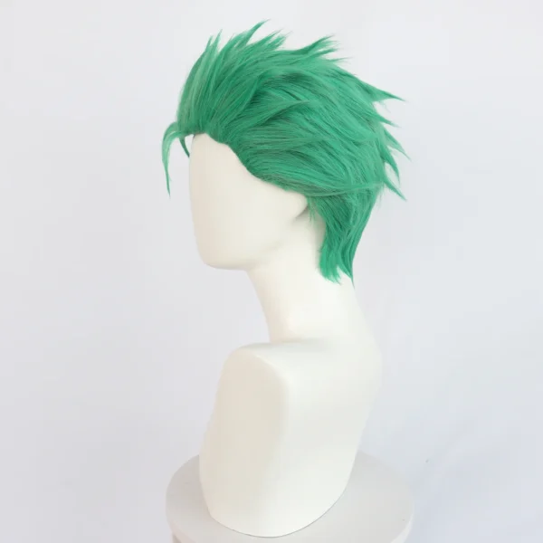 Roronoa Zoro Cosplay Green Zoro Wig Man Women Halloween Party Role-playing Prop Cosplay Wigs Anime - Image 4