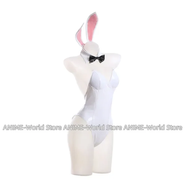 Tokisaki Kurumi Bunny Cosplay Costumes Date A Bullet Halloween Cosplay Anime White Sexy Bunny Cute Girl Jumpsuits Sets - Image 6